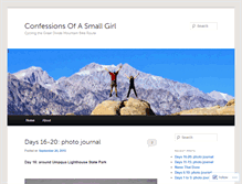 Tablet Screenshot of confessionsofasmallgirl.com